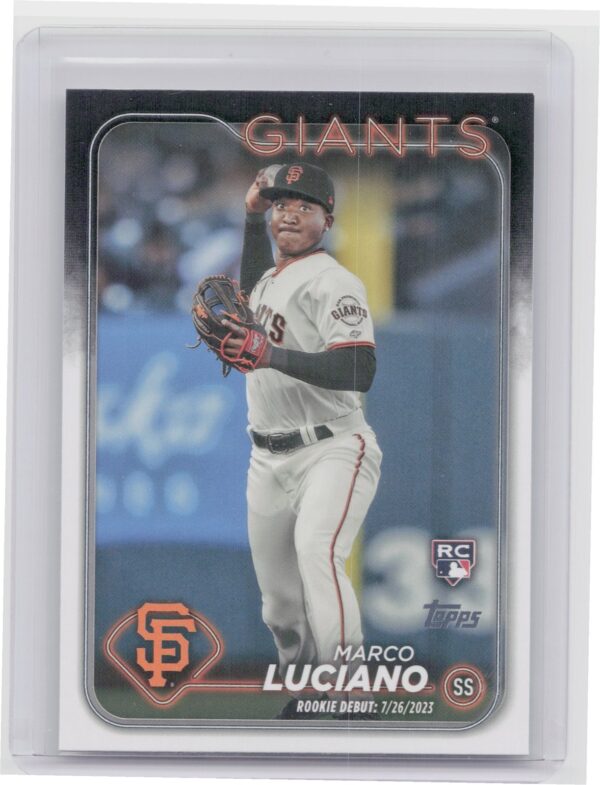2024 Topps Update Marco Luciano RC #US217 Giants