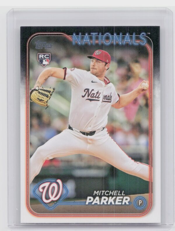 2024 Topps Update Mitchell Parker RC #US5 Nationals
