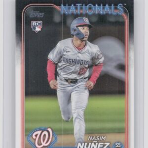 2024 Topps Update Nasim Nunez RC #US267 Nationals