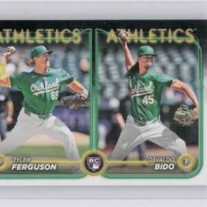 2024 Topps Update Osvaldo Bido  / Tyler Ferguson RC #US69 Athletics