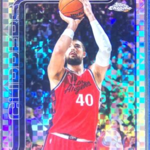 2025-26 Topps Chrome Ivica Zubac X Fractor #63 Clippers