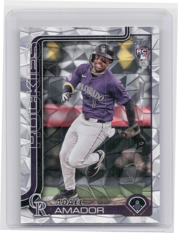 2025 Topps Adael Amador Diamante Foil #191 Rockies