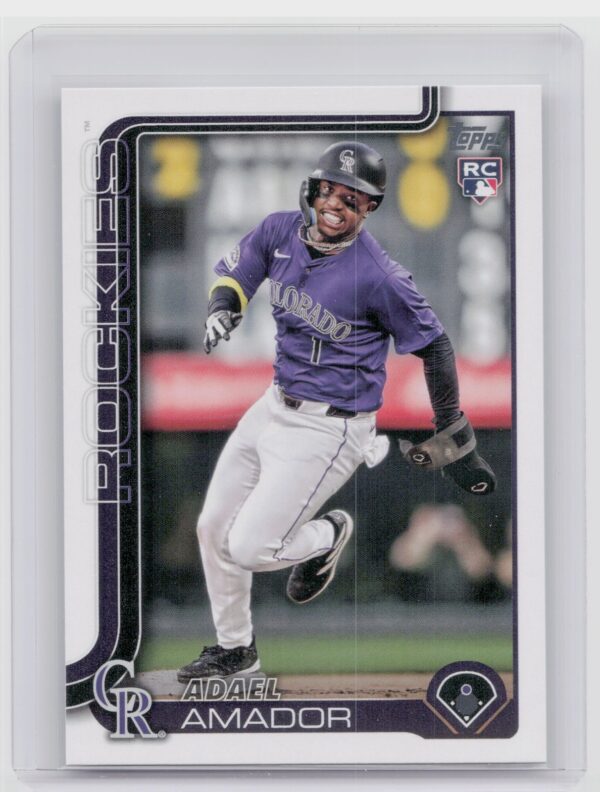 2025 Topps Adael Amador RC #191 Rockies