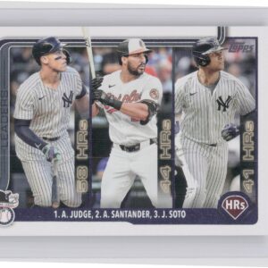 2025 Topps American League Leaders HR (Aaron Judge / Santander / Juan Soto)
