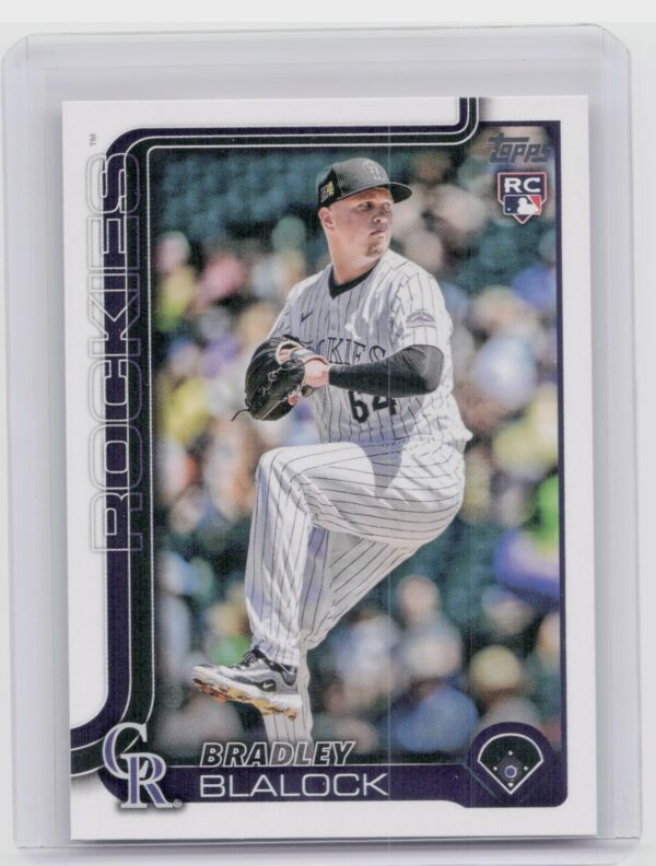 2025 Topps Bradley Blalock RC #161 Rockies