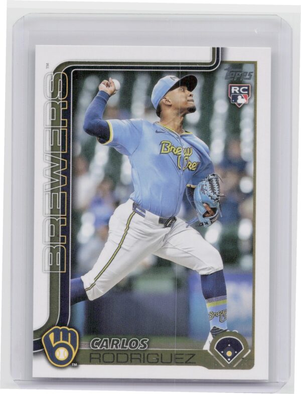 2025 Topps Carlos Rodriguez RC #16 Brewers