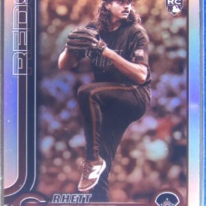2025 Topps Chrome Rhett Lowder Sepia Refractors RC #147 Reds