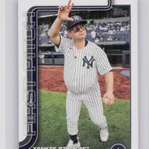 2025 Topps Coach Al #FP-4 Yankees First Pitch