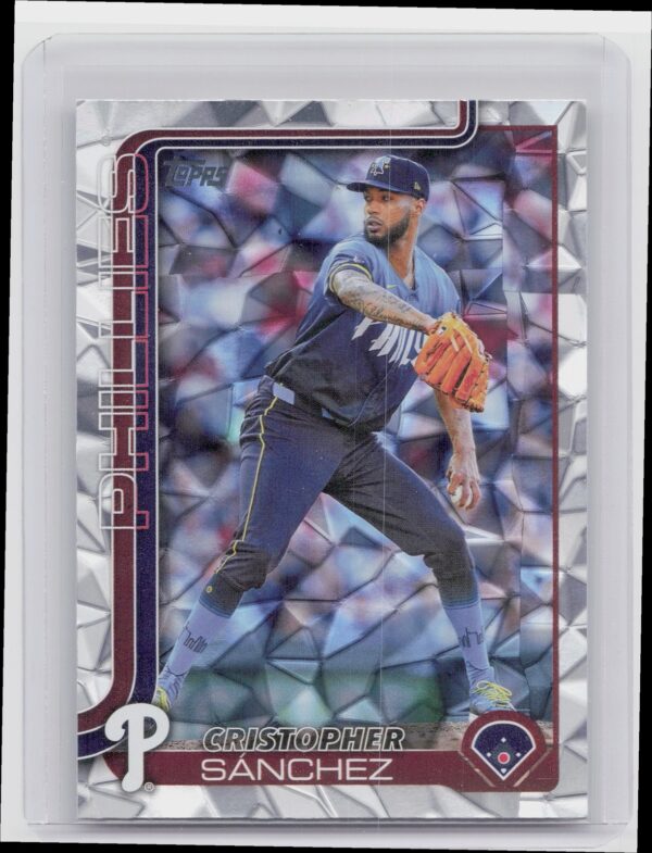 2025 Topps Cristopher Sanchez Diamante Foil #109 Phillies