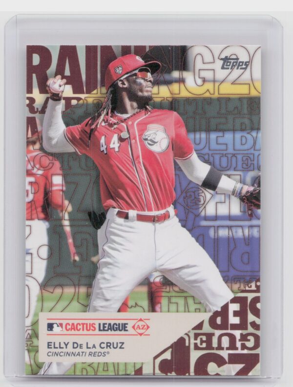2025 Topps Elly de la Cruz #TG-13 Reds Training Grounds