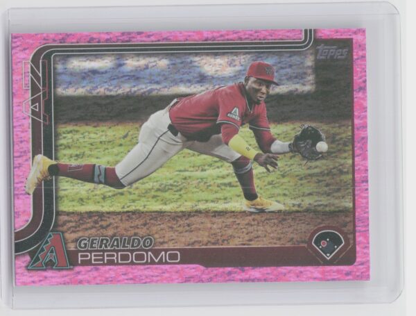 2025 Topps Geraldo Perdomo Pink Holo Foil #228 Diamondbacks
