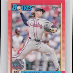 2025 Topps Hurston Waldrep RC #T90-18 Braves 1990 Topps Baseball 35th Anniversar