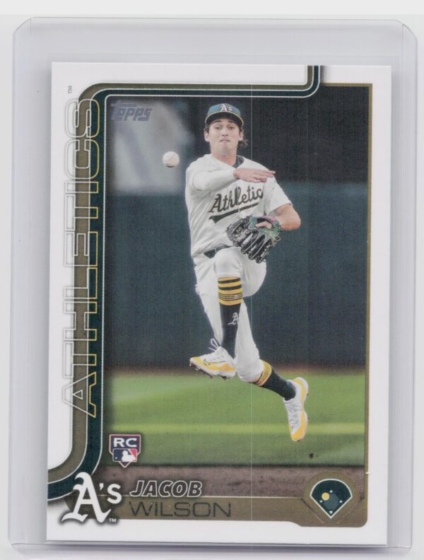 2025 Topps Jacob Wilson RC #314 Athletics