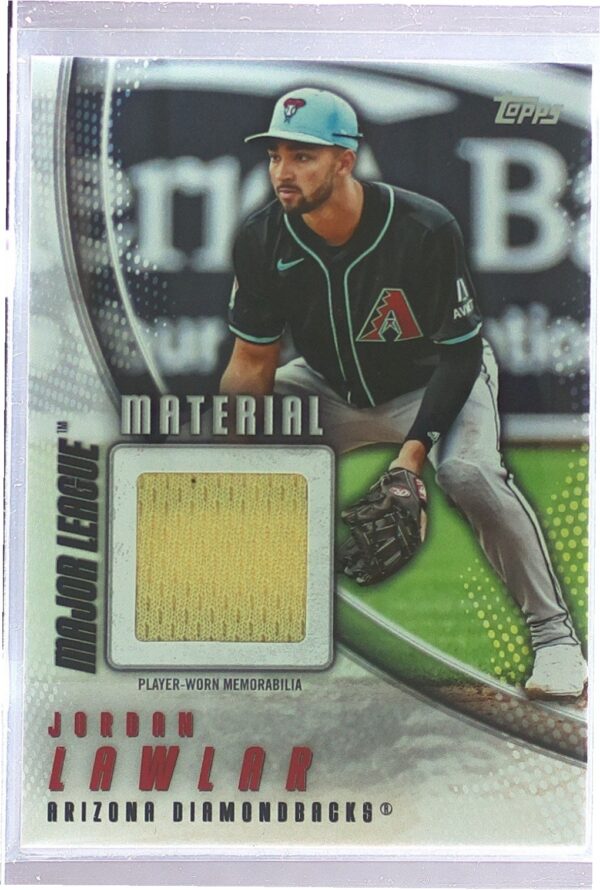 2025 Topps Jordan Lawlar JSY #MLM-JLA Diamondbacks Major League Material Relics