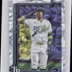 2025 Topps Jose Caballero Diamante Foil #133 Rays