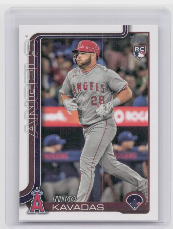 2025 Topps Niko Kavadas RC #278 Angels