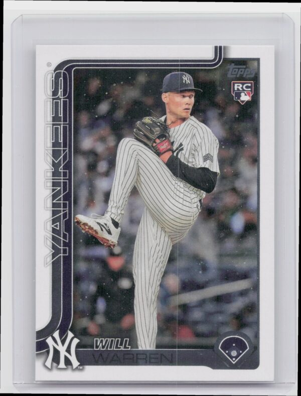 2025 Topps Will Warren RC #97 Yankees