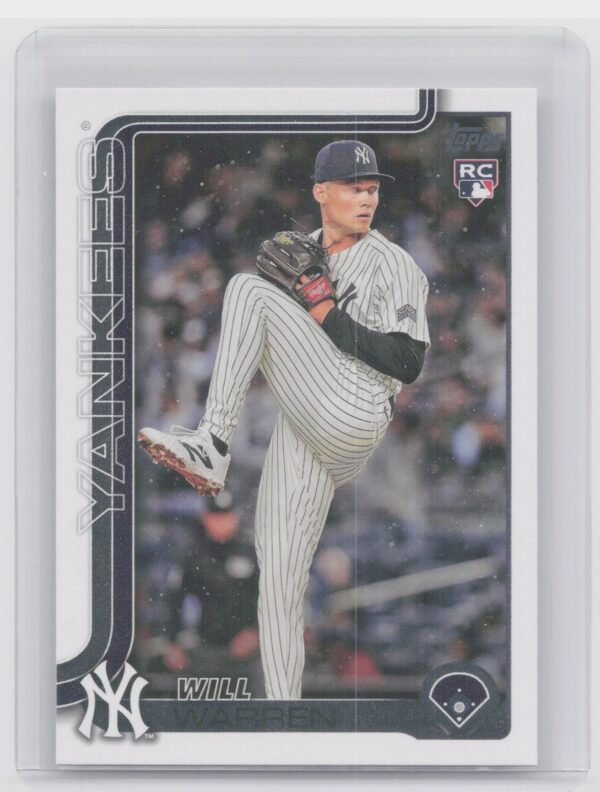 2025 Topps Will Warren RC #97 Yankees