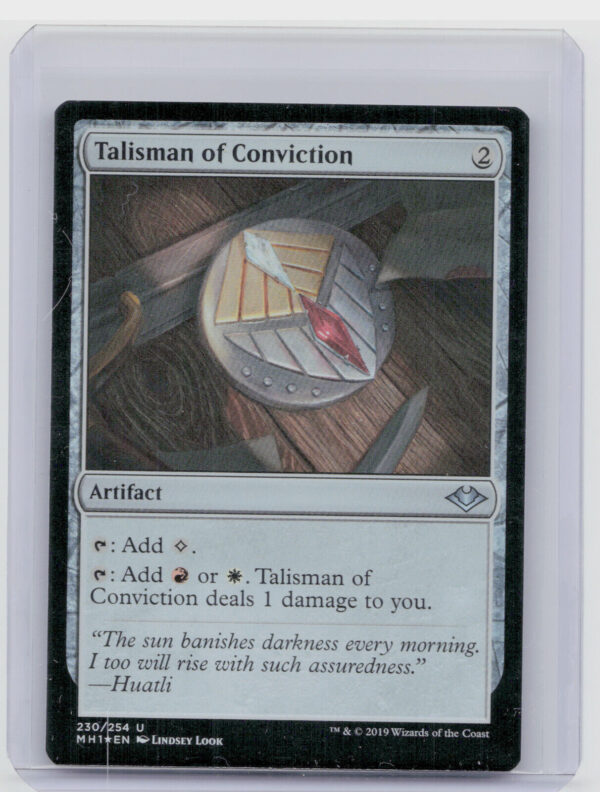 MTG Modern Horizons Talisman of Conviction Foil 230/254